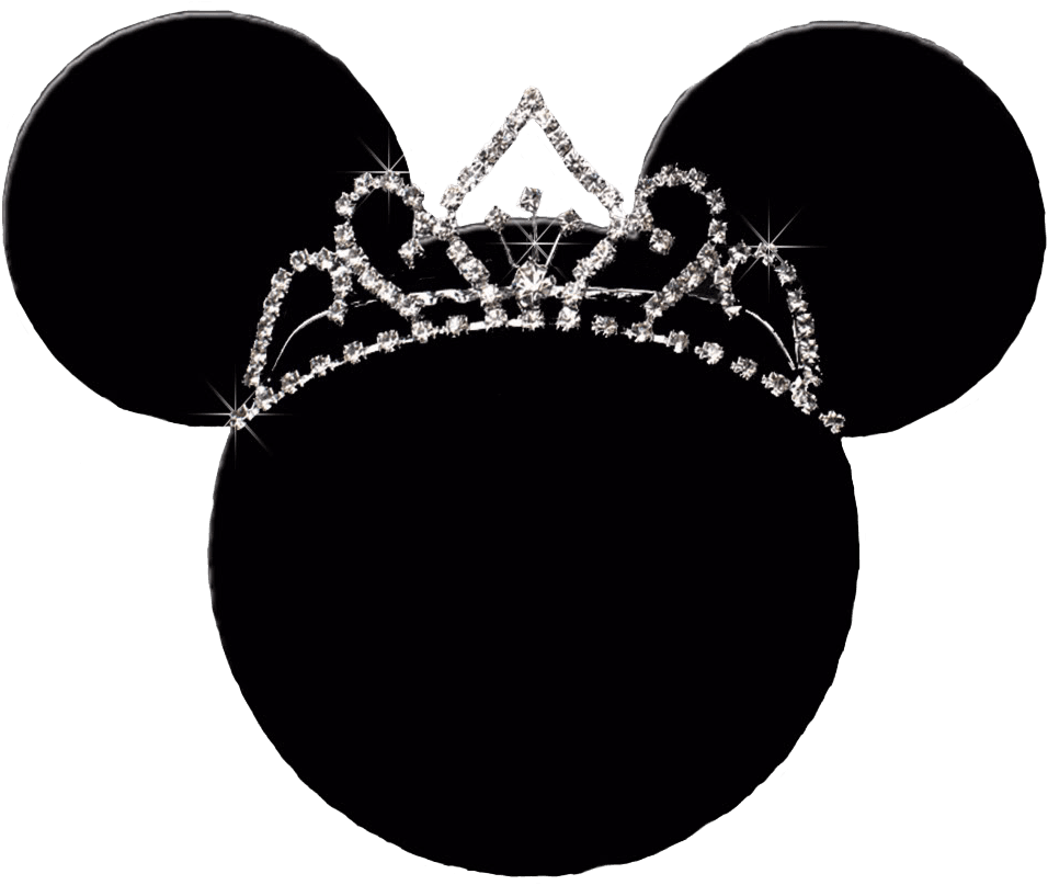 Tumblr Png Black - Mickey Mouse Ears With Crown - Transparent PNG Free Download | PNGio