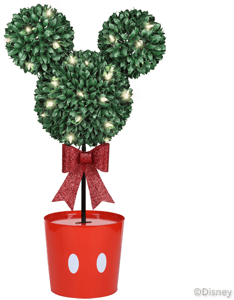Mickey Mouse Topiary Tree - Transparent PNG Free Download | PNGio