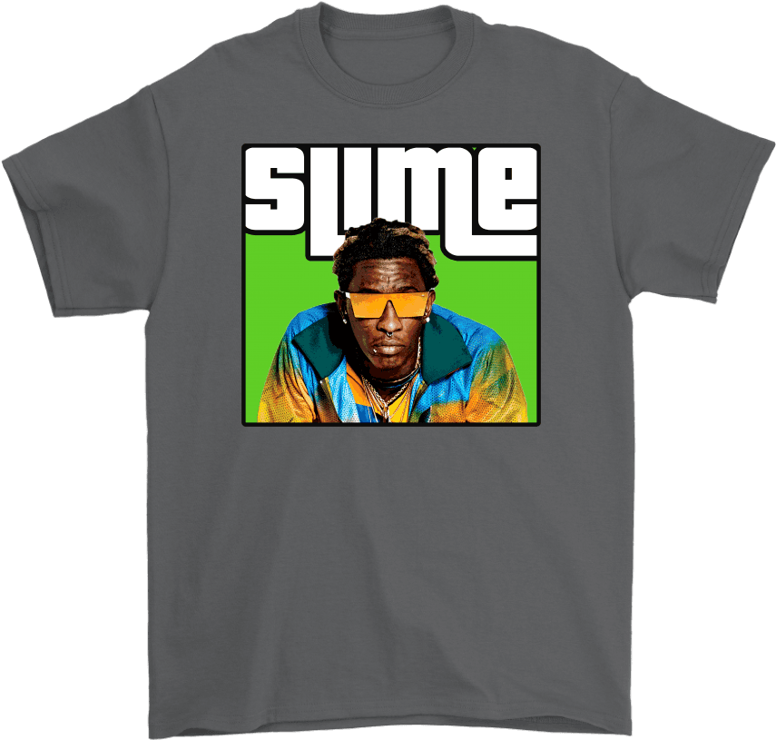 Young Thug Slime Thugger Rap T Shirt - Adidas Mickey Mouse T Shirt - Transparent PNG Free Download | PNGio