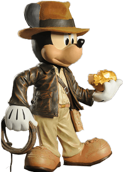 No Caption Provided - Mickey Mouse Indiana Jones - Transparent PNG Free Download | PNGio