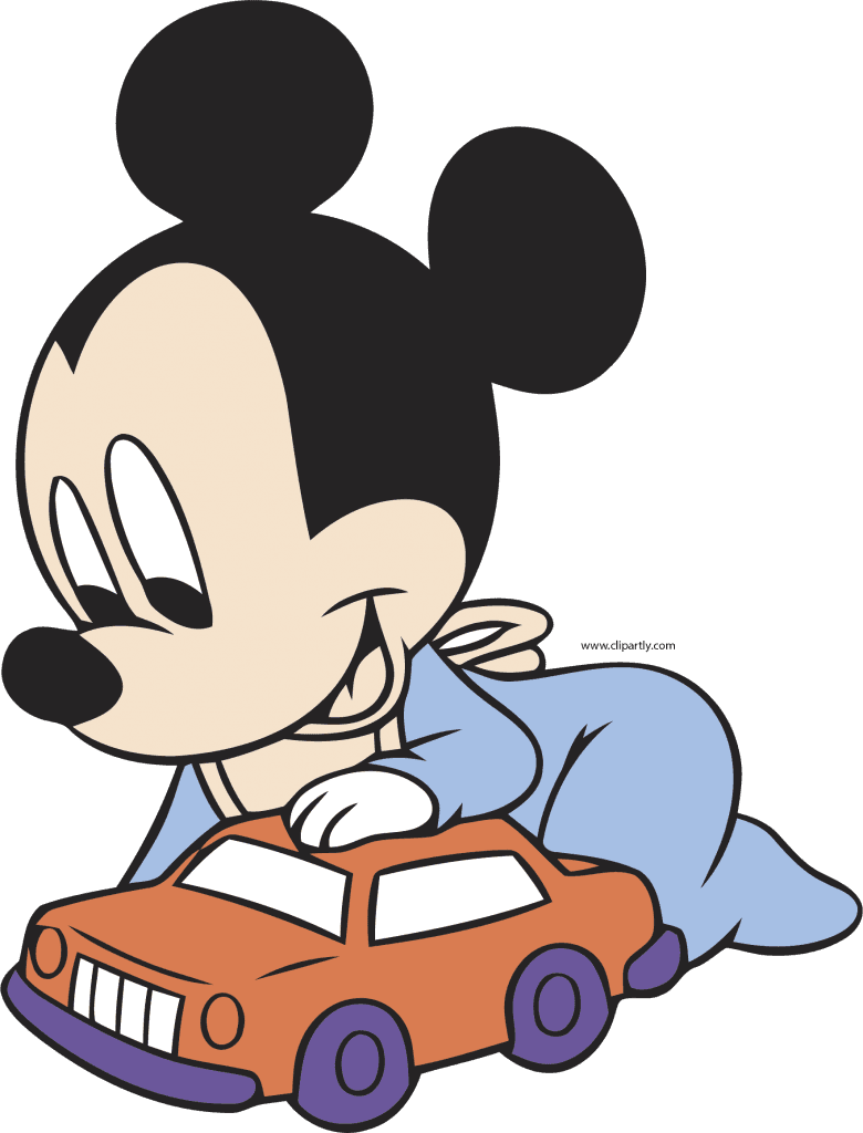 Baby Mickey Car Clipart Png - Baby Mickey Mouse Drawings - Transparent PNG Free Download | PNGio