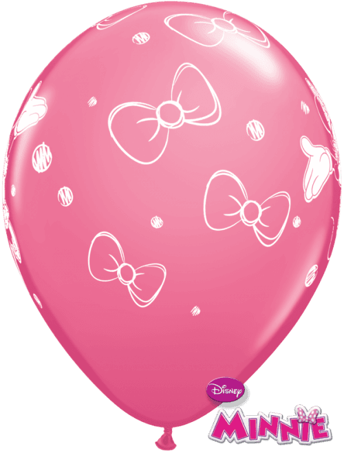 Minnie Mouse Latex Balloons 6s - Transparent PNG Free Download | PNGio