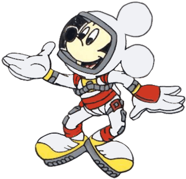 Astronaut Clipart Mickey - Mickey Mouse Astronaut Clipart - Transparent PNG Free Download | PNGio
