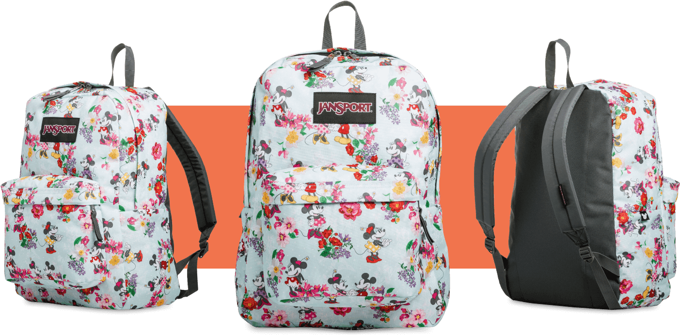 Clipart Resolution 1432*737 - Minnie Mouse Jansport Backpack - Transparent PNG Free Download | PNGio