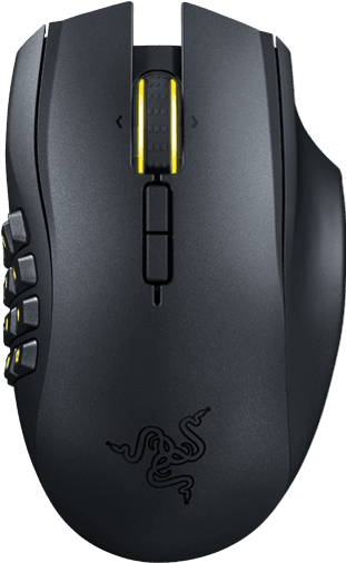 $79 - 99 $72 - - Razer Naga Chroma Gaming Mouse Wireless Black - Transparent PNG Free Download | PNGio