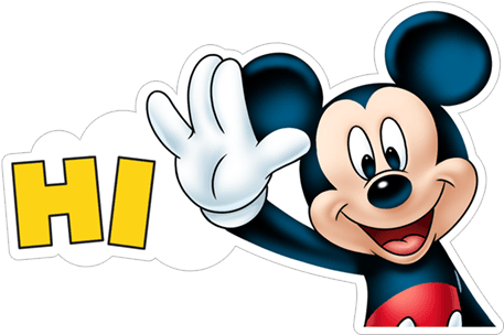 See Ya Real Soon Mickey Mouse - Transparent PNG Free Download | PNGio