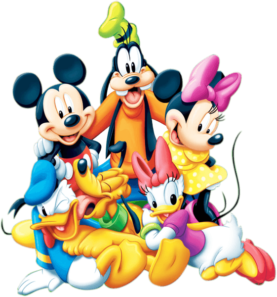 Mickey Mouse And Friends Happy Birthday - Transparent PNG Free Download | PNGio