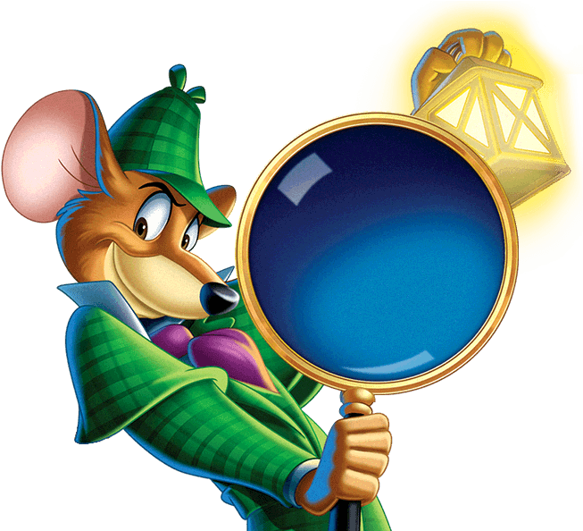305kib, 706x593, Basil - Great Mouse Detective Disney Classics - Transparent PNG Free Download | PNGio