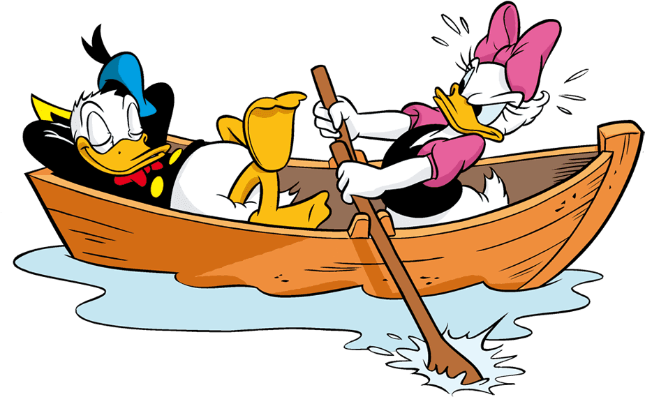 Hobbys - - Donald Duck Mickey Mouse Boat - Transparent PNG Free Download | PNGio