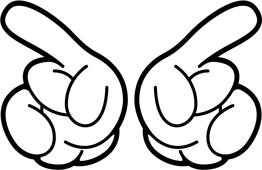 Png Images Mickey Mouse Hands - Mickey Hands Png - Transparent PNG Free Download | PNGio