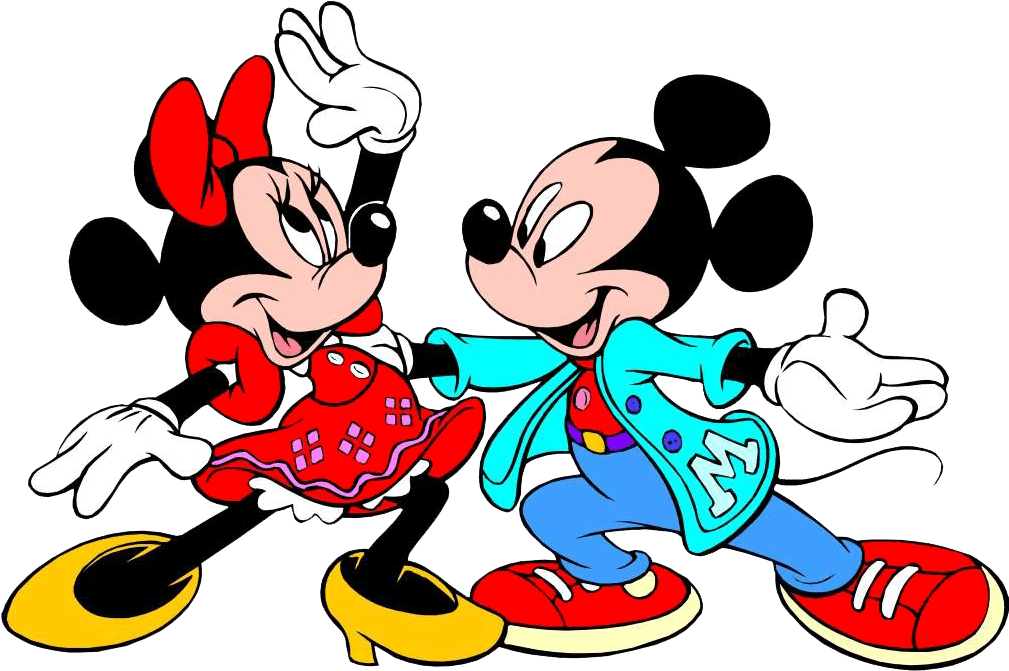 Mickey And Minnie Mouse Clipart - Dancing - Transparent PNG Free Download | PNGio