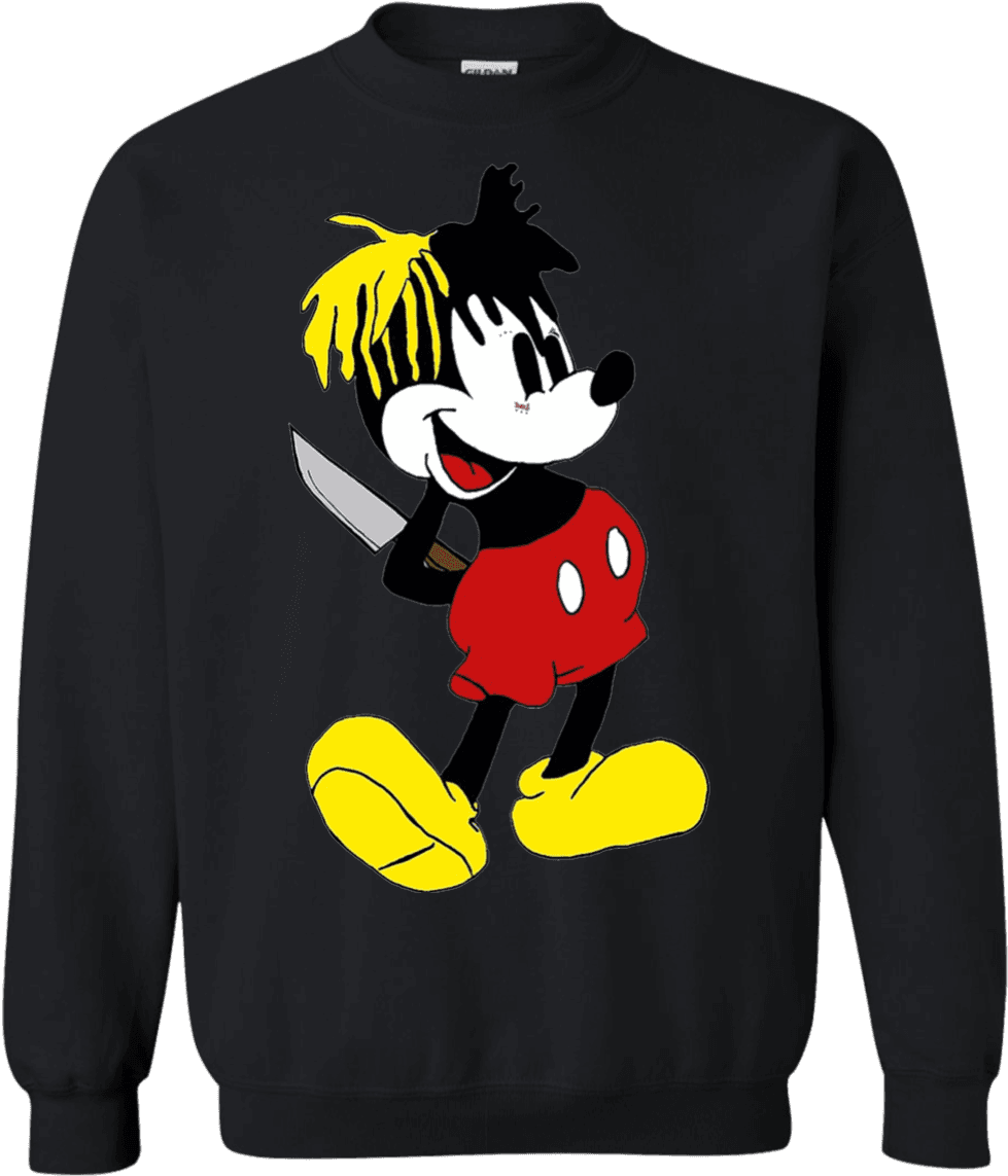 Xxxtentacion Mickey Mouse Sweater - Xxxtentacion Dont Kill Your Friends - Transparent PNG Free Download | PNGio