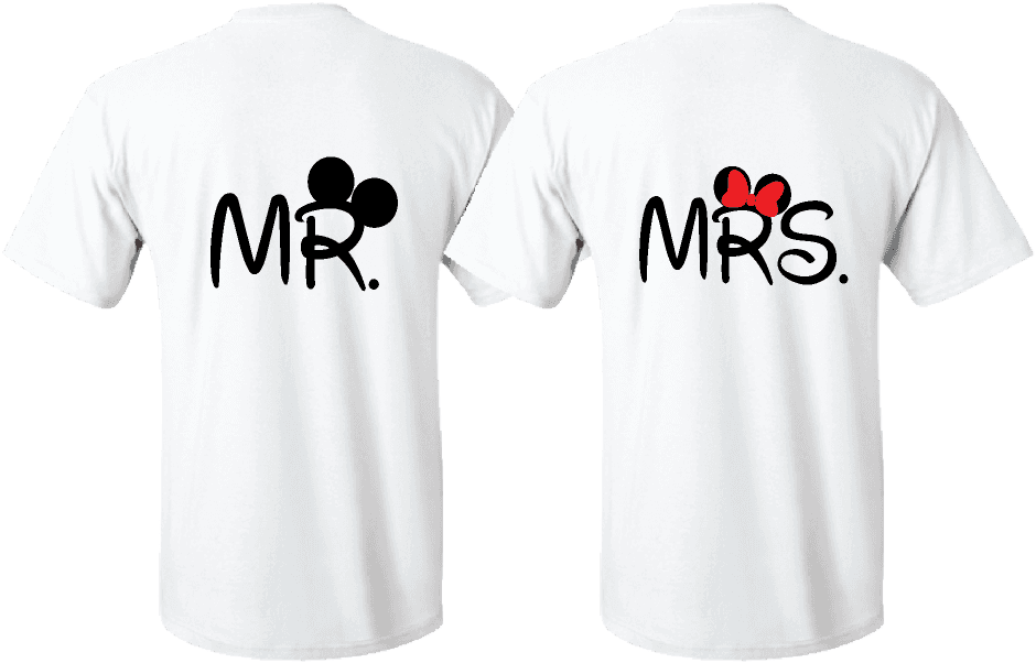 Mickey Mouse Head Png - Mickey And Minnie Love Shirts - Transparent PNG Free Download | PNGio