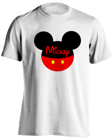 Mickey Mouse Ears Men's T-shirt - Shit Hits The Fan Shirt - Transparent PNG Free Download | PNGio