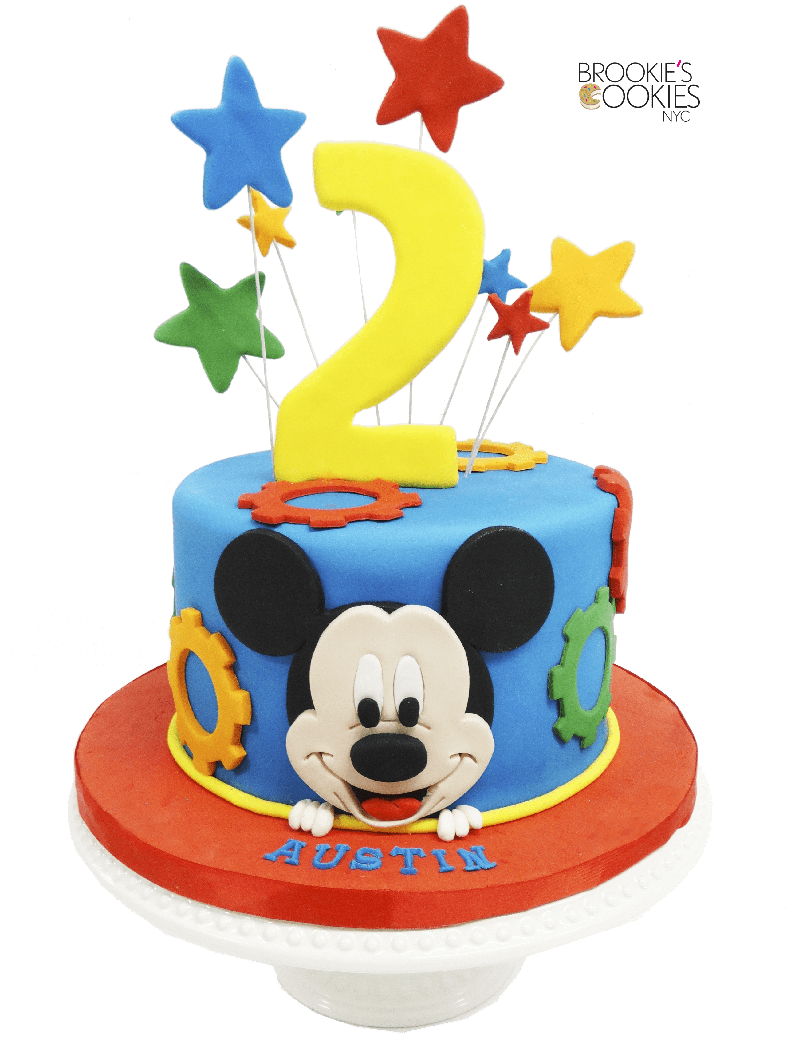 Mickey Mouse Cake - Characters Cakes For Birthday - Transparent PNG Free Download | PNGio