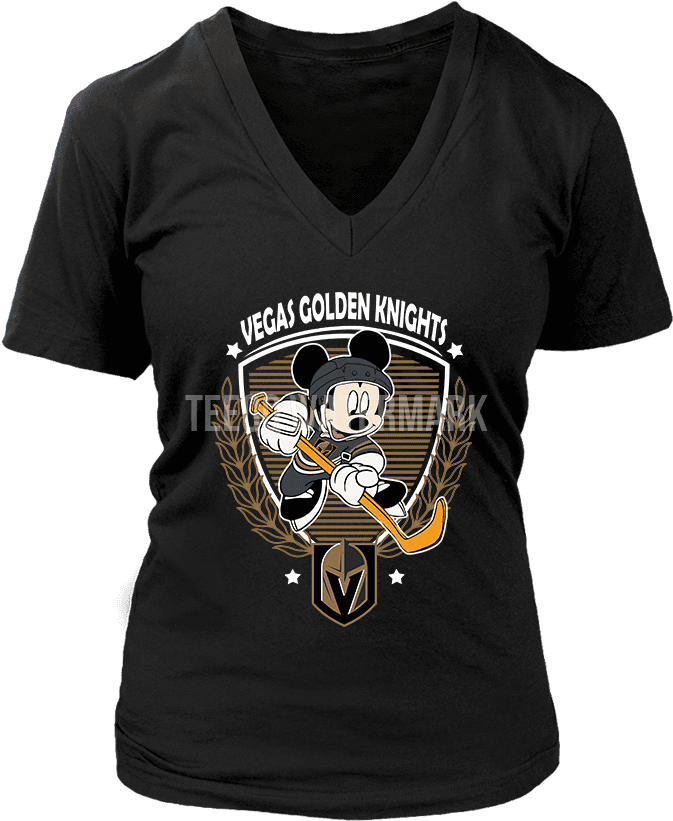 Nhl Hockey Mickey Mouse Team Vegas Golden Knights Womens - God Save The Queen Sylvanas - Transparent PNG Free Download | PNGio