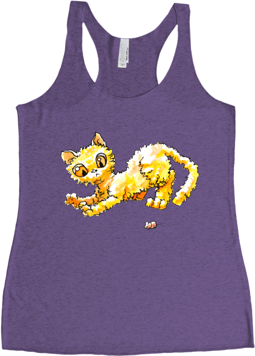 Cat & Mouse Racerback Tank Top - Top - Transparent PNG Free Download | PNGio