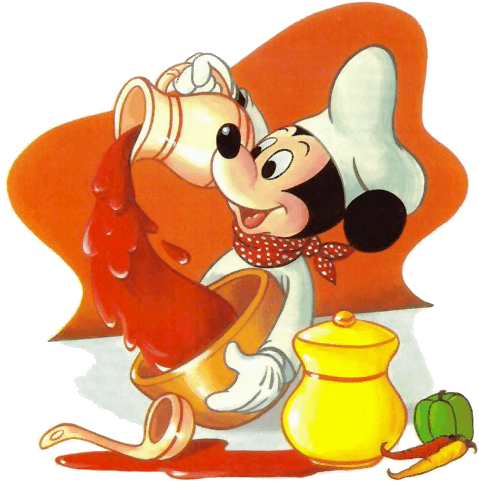 Chef Mickey Mouse Clipart - Mickey Y Minnie Chef - Transparent PNG Free Download | PNGio