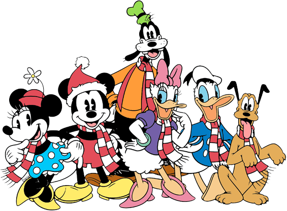 Mickey Mouse Clipart Family - Classic Mickey And Friends - Transparent PNG Free Download | PNGio