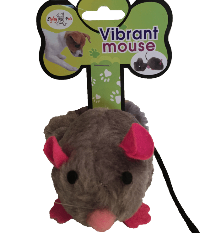 Cat Toy Grey Vibrating Mouse - Toy - Transparent PNG Free Download | PNGio