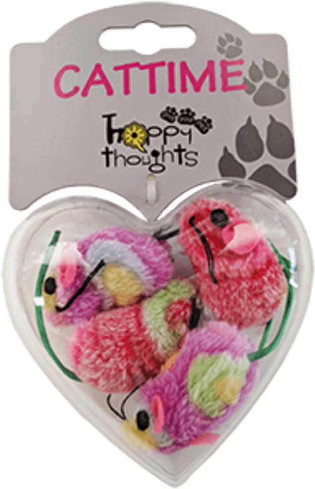 Cattime Coloured Mouse Cat Toys - Animal Figure - Transparent PNG Free Download | PNGio