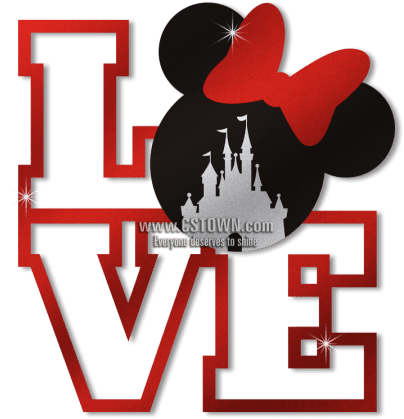 Love Disney Minnie Mouse Cartoon Heat Transfer - Sugarcoateddreams Personal Listing For Rose - Personalized - Transparent PNG Free Download | PNGio