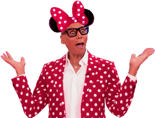 Minnie Mouse Realness - Drag Queen Costume Minnie - Transparent PNG Free Download | PNGio