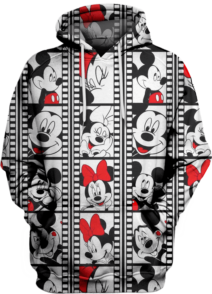 Anime Mickey Minnie Mouse Hoodie 3d - Hoodie - Transparent PNG Free Download | PNGio