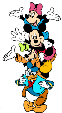 Cartoon Clipart Mickey Mouse Minnie Mouse Goofy Mickey - Mickey And Friends Gif - Transparent PNG Free Download | PNGio