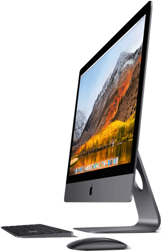 Apple Imac With Keyboard And Mouse - Imac Pro - Transparent PNG Free Download | PNGio