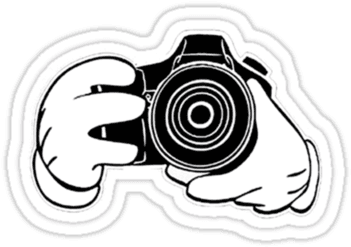 Mickey Mouse Photocamera By Glorijadubravcic - Mickey Hands Camera - Transparent PNG Free Download | PNGio