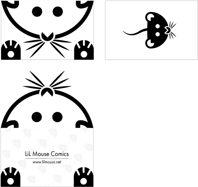 Lil Mouse Brand Design And Print Mockup, First Part - Transparent PNG Free Download | PNGio