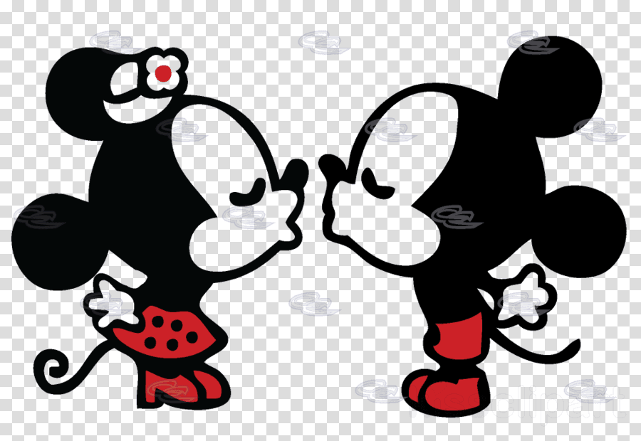 Download Mickey And Minnie Kissing Apple Disney - Cute Minnie And Mickey - Transparent PNG Free Download | PNGio