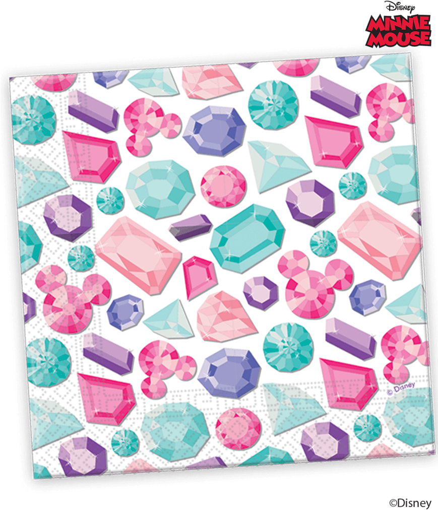 Disney Minnie Mouse Party Gem Napkins - Transparent PNG Free Download | PNGio