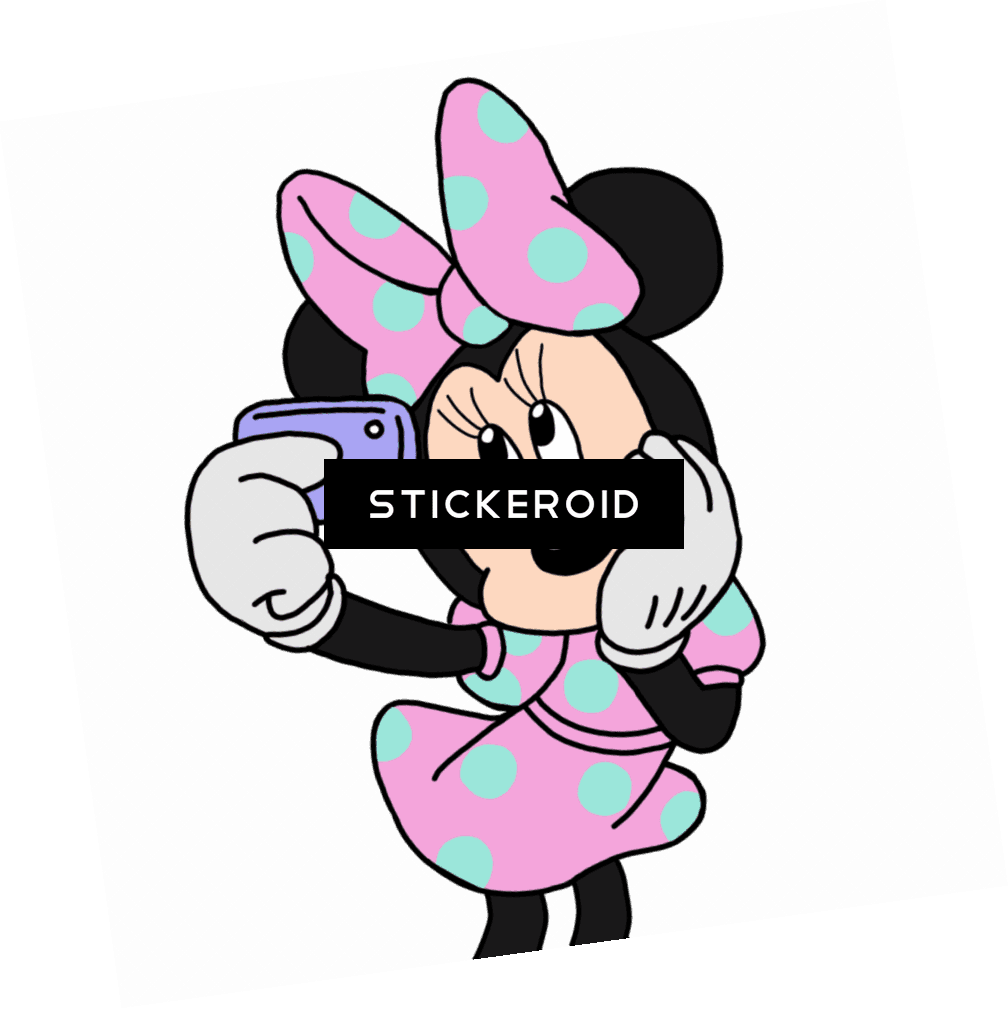Mickey Minnie Mouse Selfie - Transparent PNG Free Download | PNGio