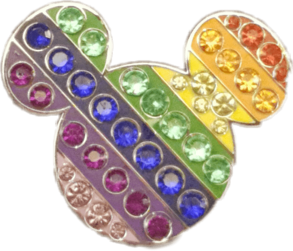 Mickey Gaypride Pride Rainbow Ears Mouse Sweet Disney - Crystal - Transparent PNG Free Download | PNGio