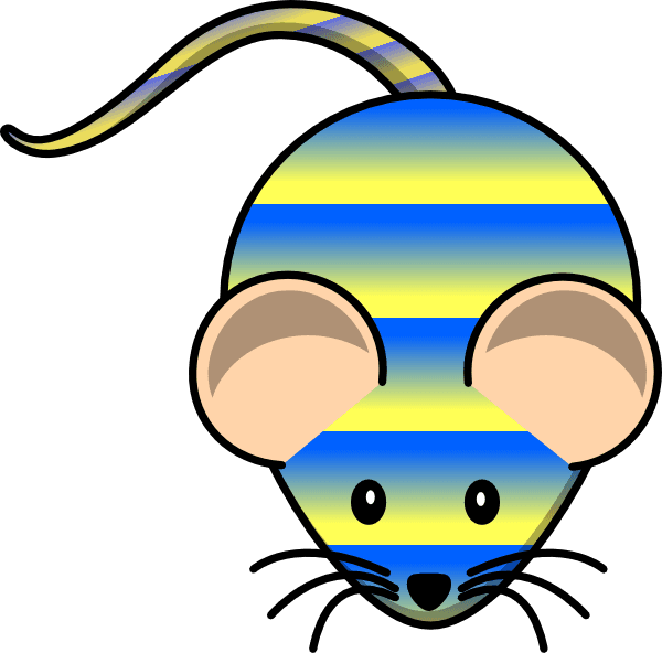 Striped Mouse Svg Clip Arts 600 X 592 Px - Transparent PNG Free Download | PNGio