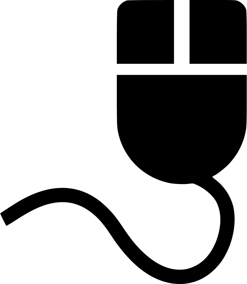 Picture Black And White Library Draw Svg Computer Mouse - Transparent PNG Free Download | PNGio