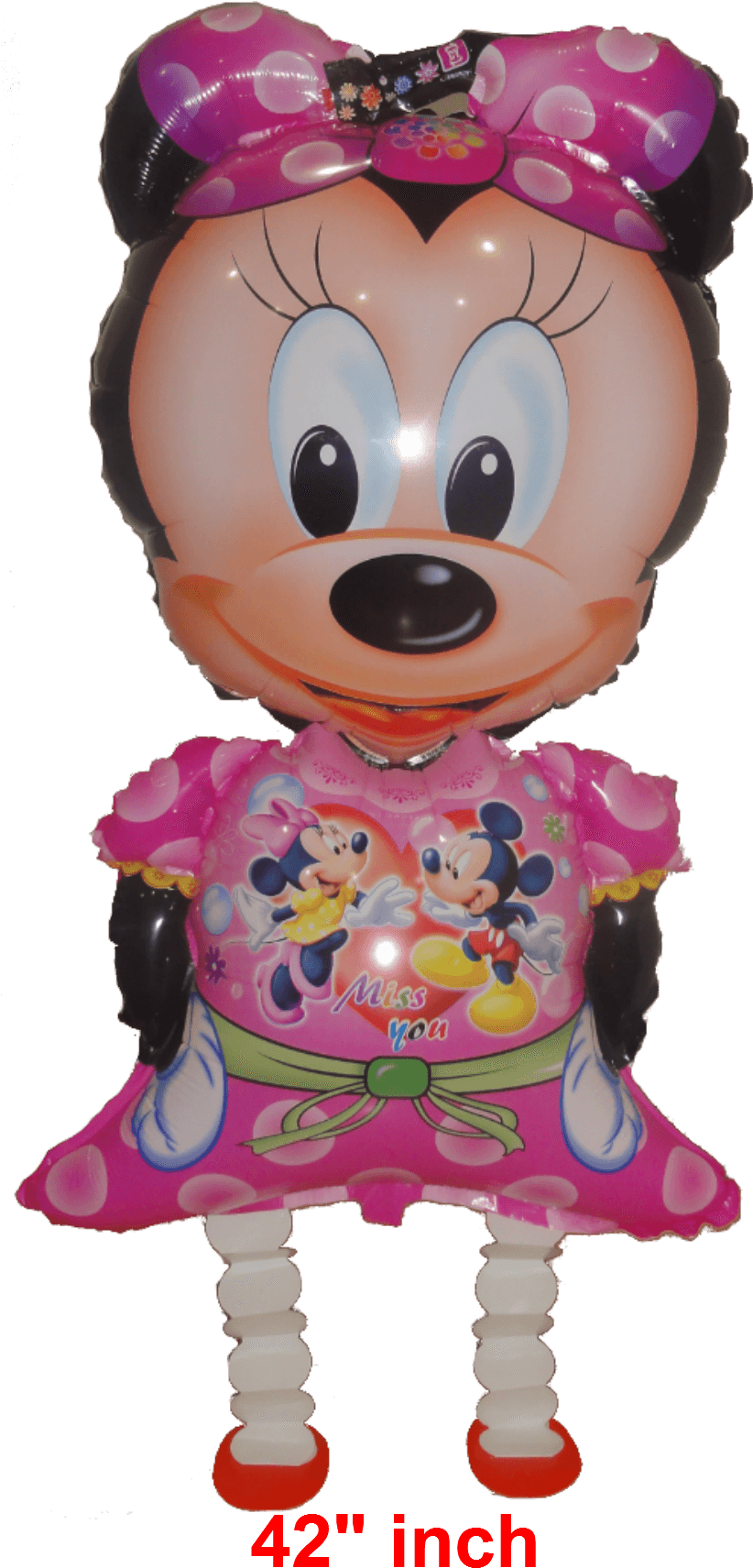Minnie Mouse Walking Balloons - Disney - Transparent PNG Free Download | PNGio