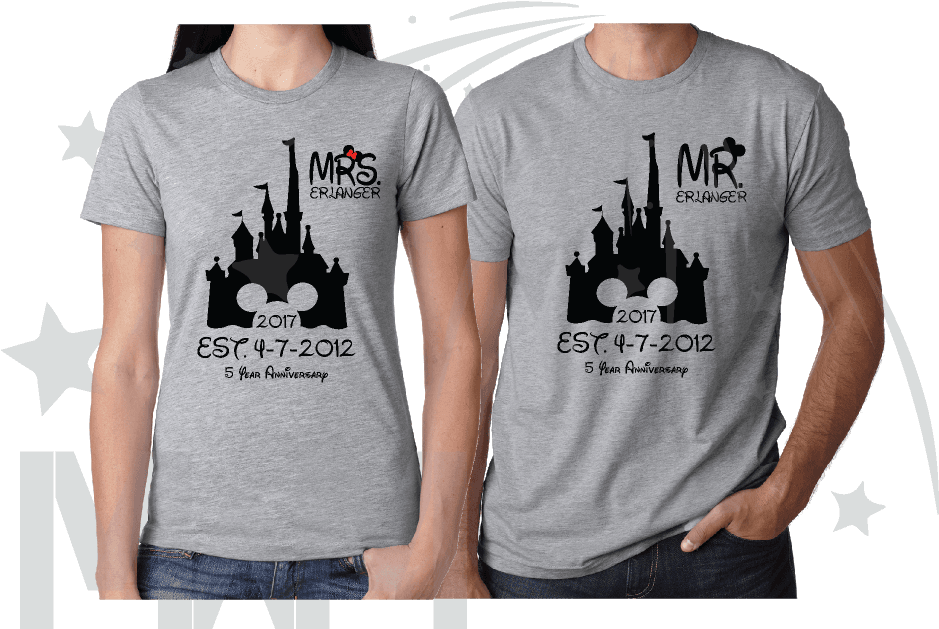 Mr Mrs Last Name Cinderella Castle Mickey Mouse Head - My Favorite Disney Villain Is My Wife - Transparent PNG Free Download | PNGio