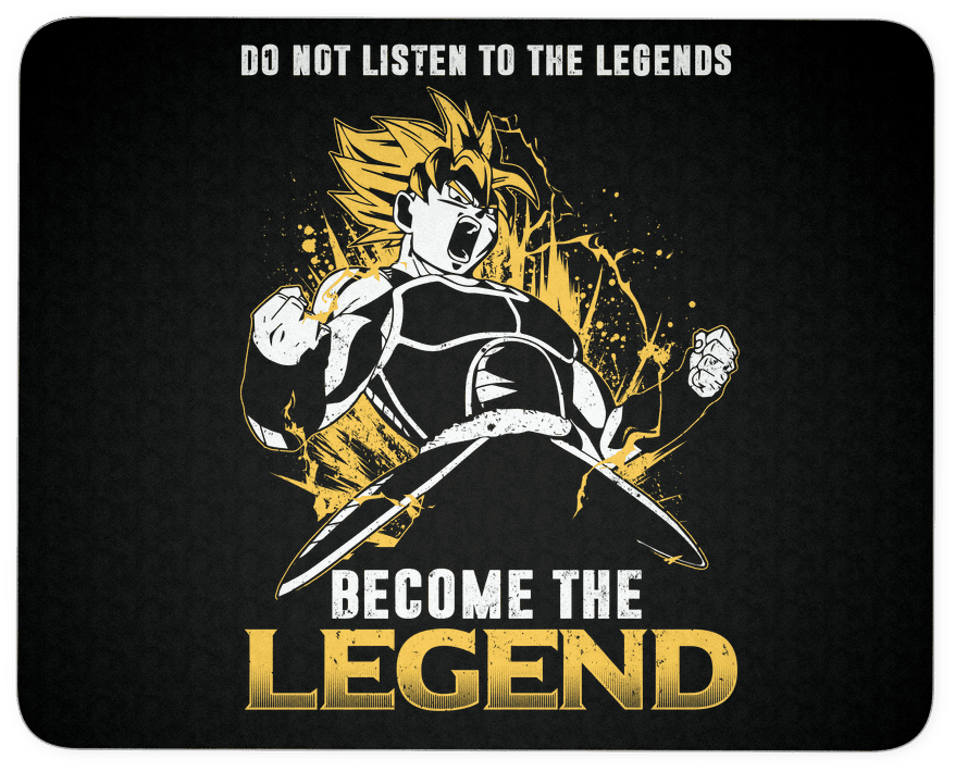Super Saiyan Bardock Become The Legend Mouse Pad - Super Saiyan - Transparent PNG Free Download | PNGio