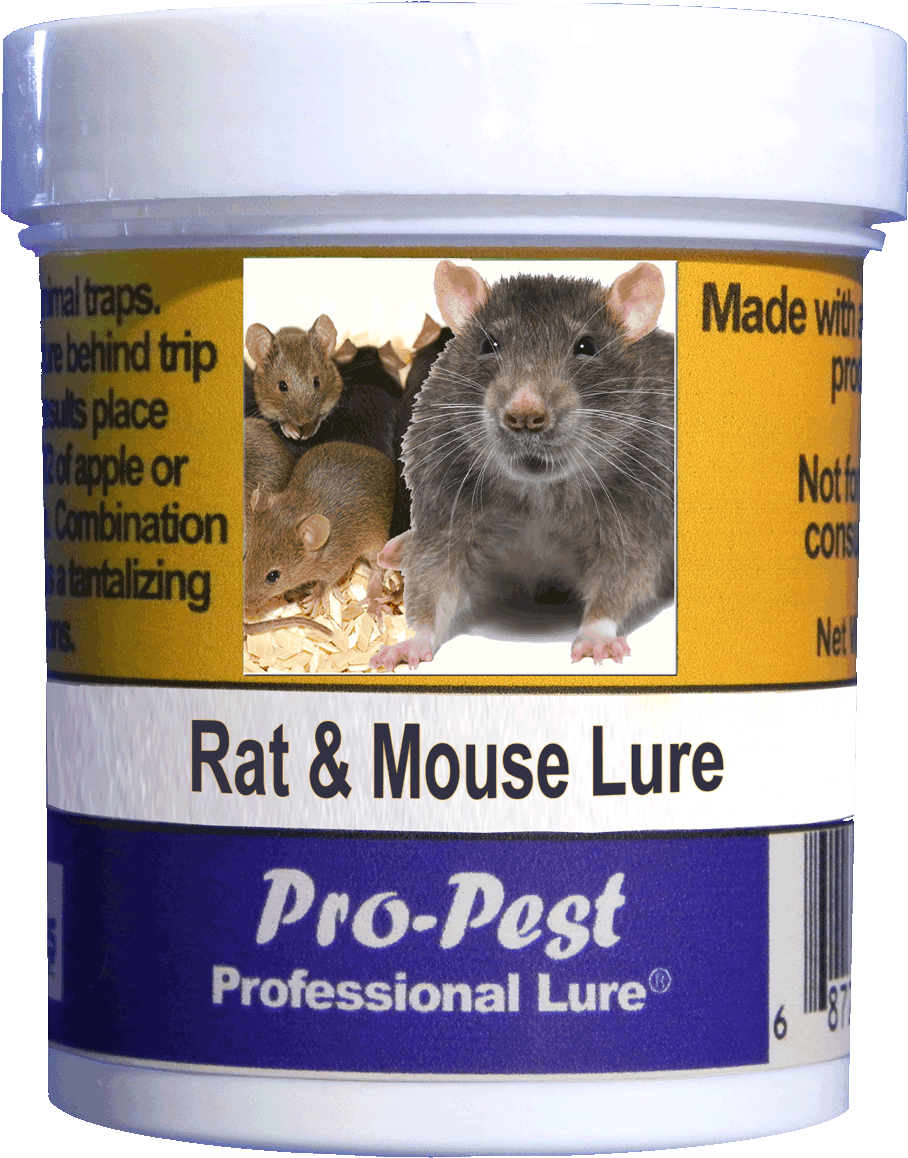 Pro Pest Rat & Mouse Lure Prof 4 Oz Jars 10ct - Rat - Transparent PNG Free Download | PNGio