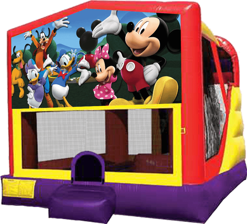 Need Mickey Mouse Themed Plates, Napkins And Party - Pj Mask Bounce House - Transparent PNG Free Download | PNGio