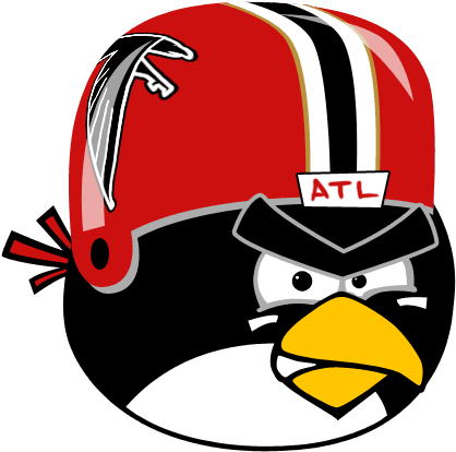 Download Image - Atlanta Falcons Angry Birds - Transparent PNG Free Download | PNGio
