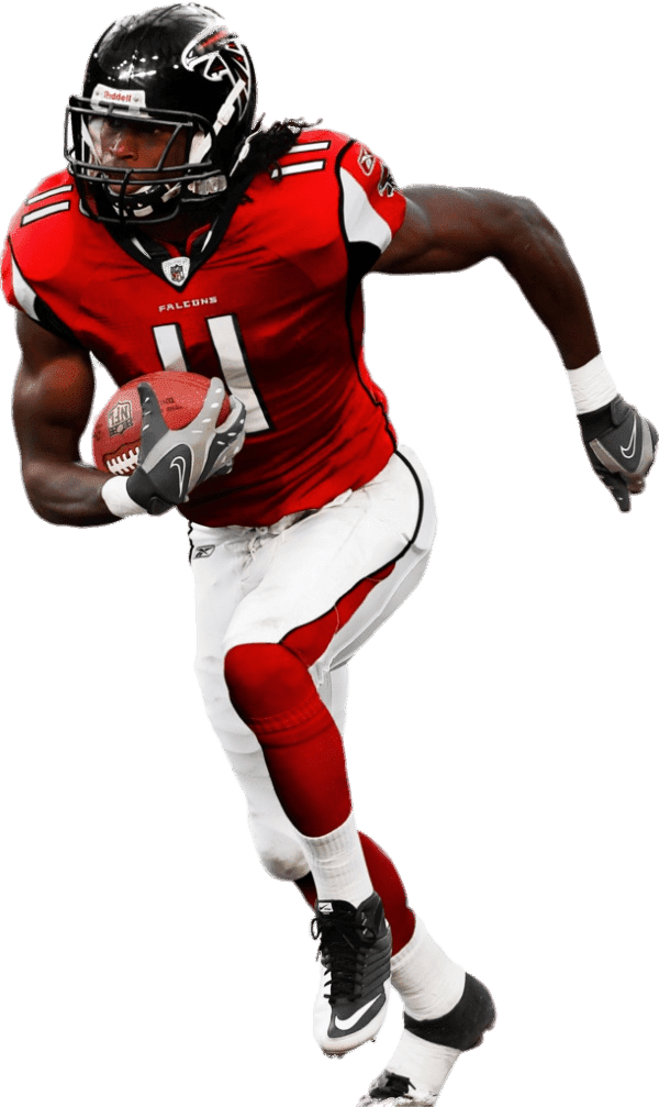 Julio Jones In Falcons Uniform - Transparent PNG Free Download | PNGio