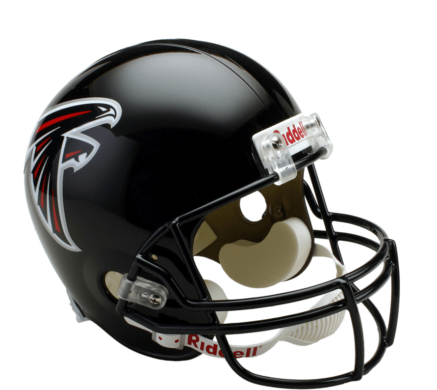 Riddell Deluxe Replica Helmet - Atlanta Falcons Nfl Riddell Replica Mini Football Helmet - Transparent PNG Free Download | PNGio