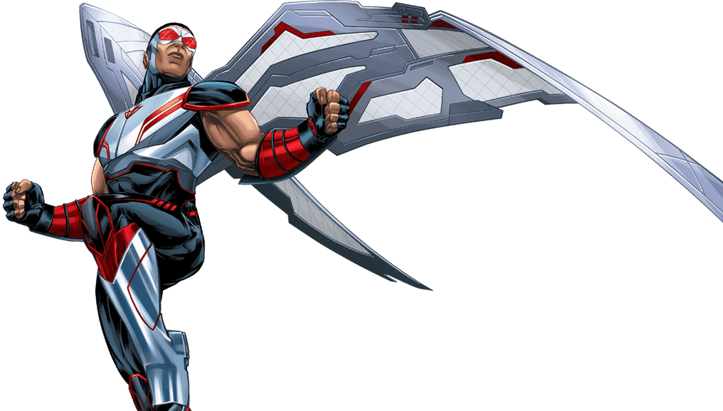 Avengers Characters - Falcon Avengers Assemble New Suit - Transparent PNG Free Download | PNGio