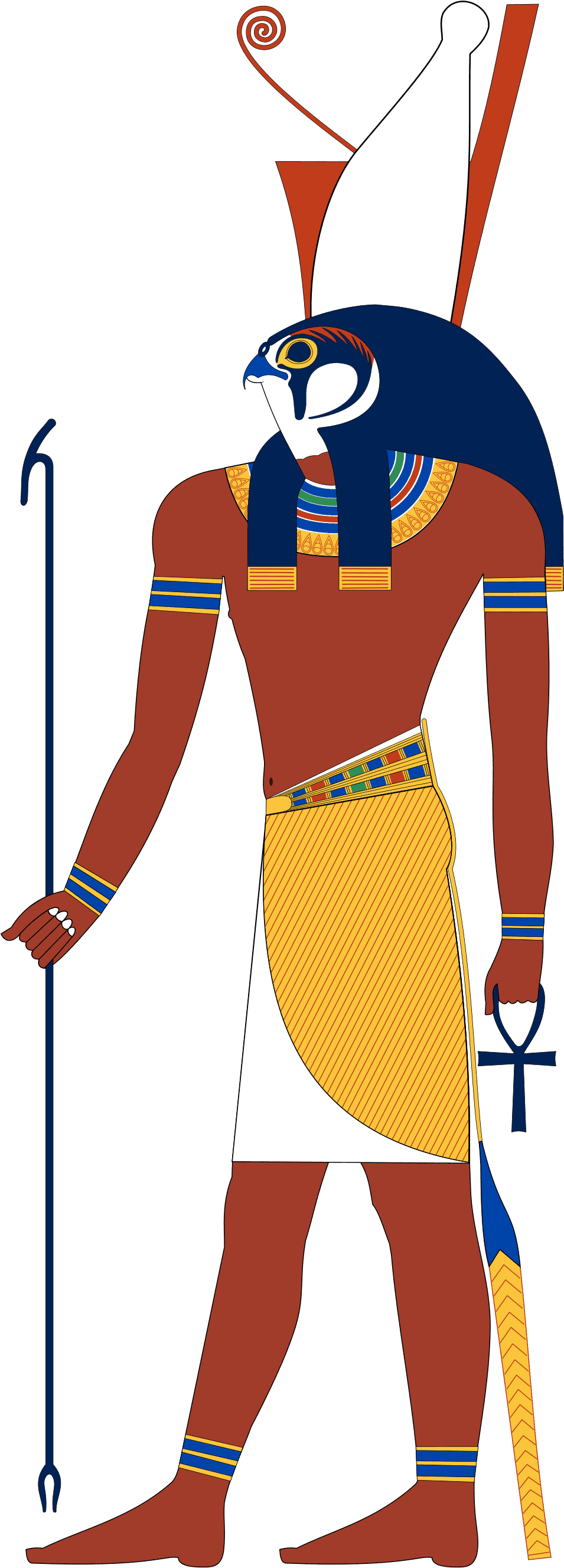 God Of War, Sky, And Falcons - Ancient Egypt God Khonsu - Transparent PNG Free Download | PNGio