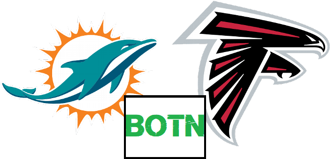 Dolphins Vs Falcons Line, Odds, Best Point Spreads - Miami Dolphin Svg - Transparent PNG Free Download | PNGio