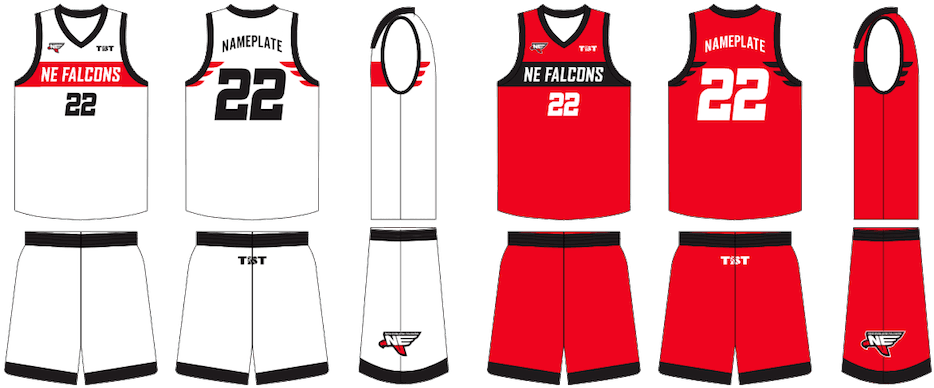 New England Falcons Uniforms Unveiled - Blue And Pink Basketball Jersey - Transparent PNG Free Download | PNGio